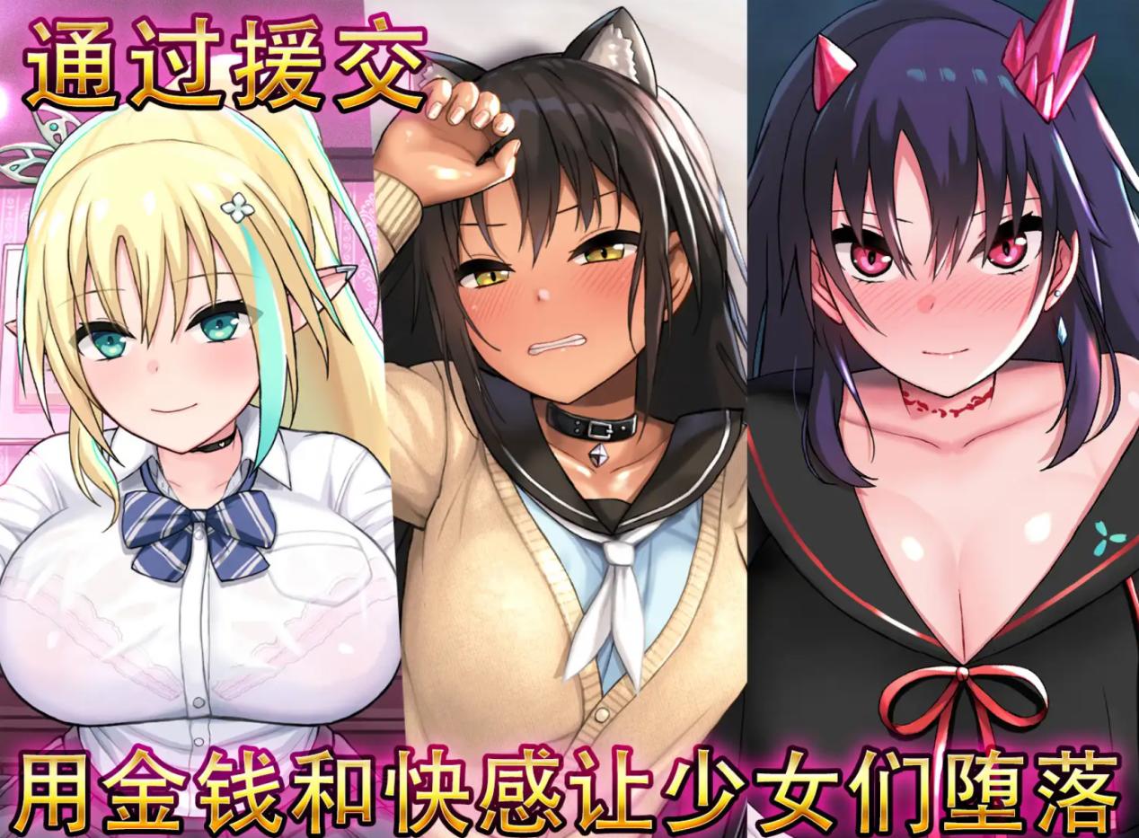 【SLG/DL官中/有动画/巨乳/援交】援交幻想~用爱与勇气与援交拯救世界/援交ファンタジー～愛と勇気と援交で世界を救う物語[Ver1.08]【PC+安卓/5.1G】