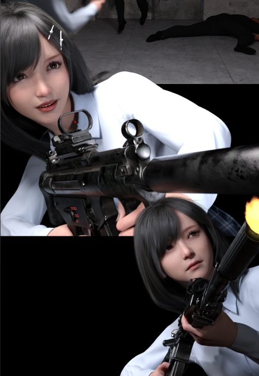 [3D全彩] 双胞胎姐妹+废稿[143P/135M]