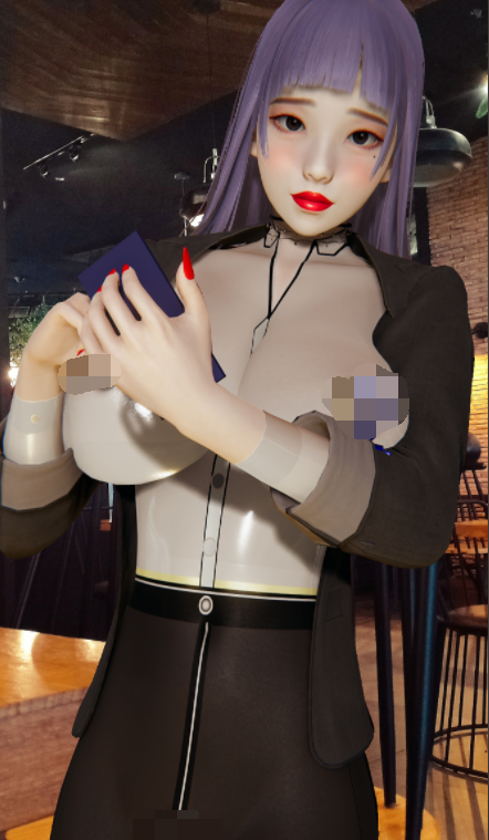 [3D全彩] 琉璃子的人体彩绘露出调教 1-5+安藤姉妹[732P/374M]