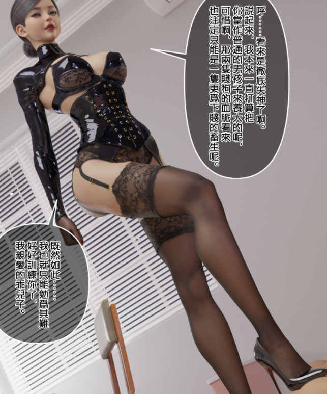 [3D全彩] SM女王様01-06+番外篇01-02[196P/206M]
