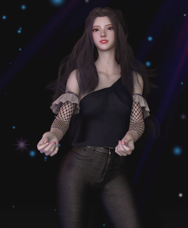 [3D/动态/VAM]天使没翅膀：朱竹清 性感女神紧致牛仔翘臀诱惑[1V/1G]