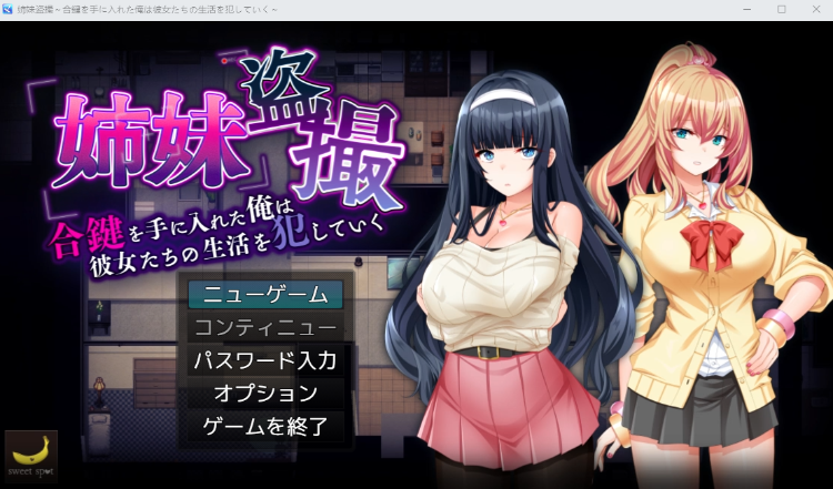 【日式RPG】姉妹盗撮～合鍵を手に入れた俺は彼女たちの生活を犯していく～DL版[新作][生肉]