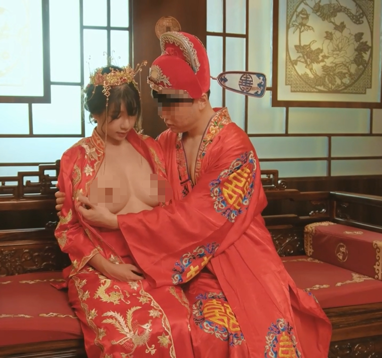 吴梦梦-6.14最新 淫荡新娘的新婚之夜(1V,1.02G)