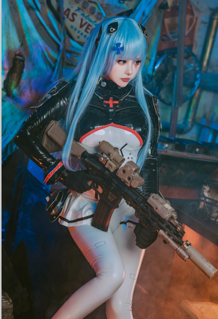 cos-凛子酱-HK416(27P,187M)