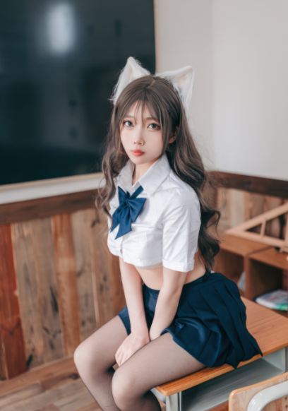 cos-杏仁曲奇-生徒会坏猫猫(52P,282M)