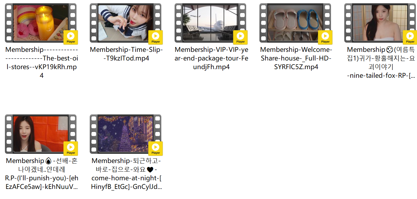 韩国女神yoonying付费资源合集youtubeVIP-7【2G】