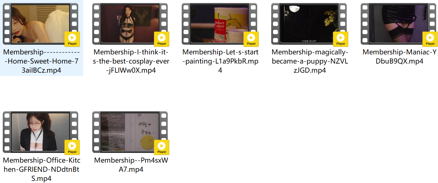 韩国ASMR女神yoonying付费资源合集youtubeVIP-5【2.2G】