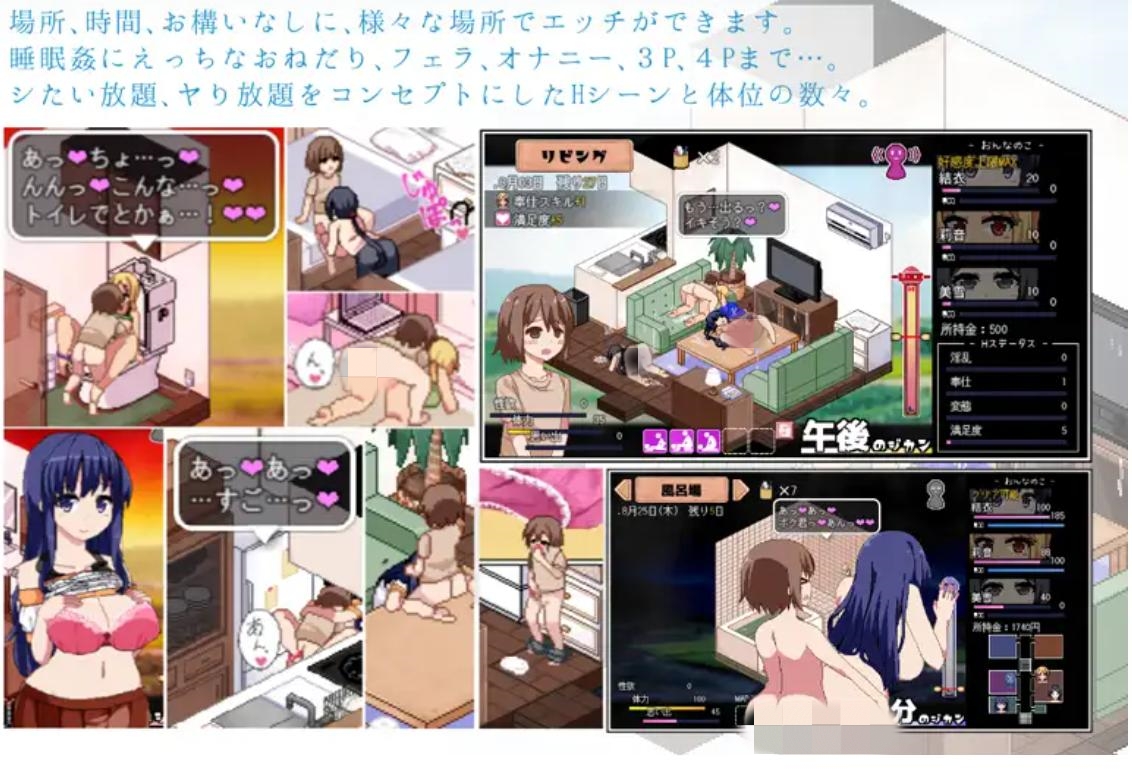 【SLG/机翻/NTR/中出】夏日狂想曲/あまえんぼ[Ver2.07 魔改版]【PC/1.7G】