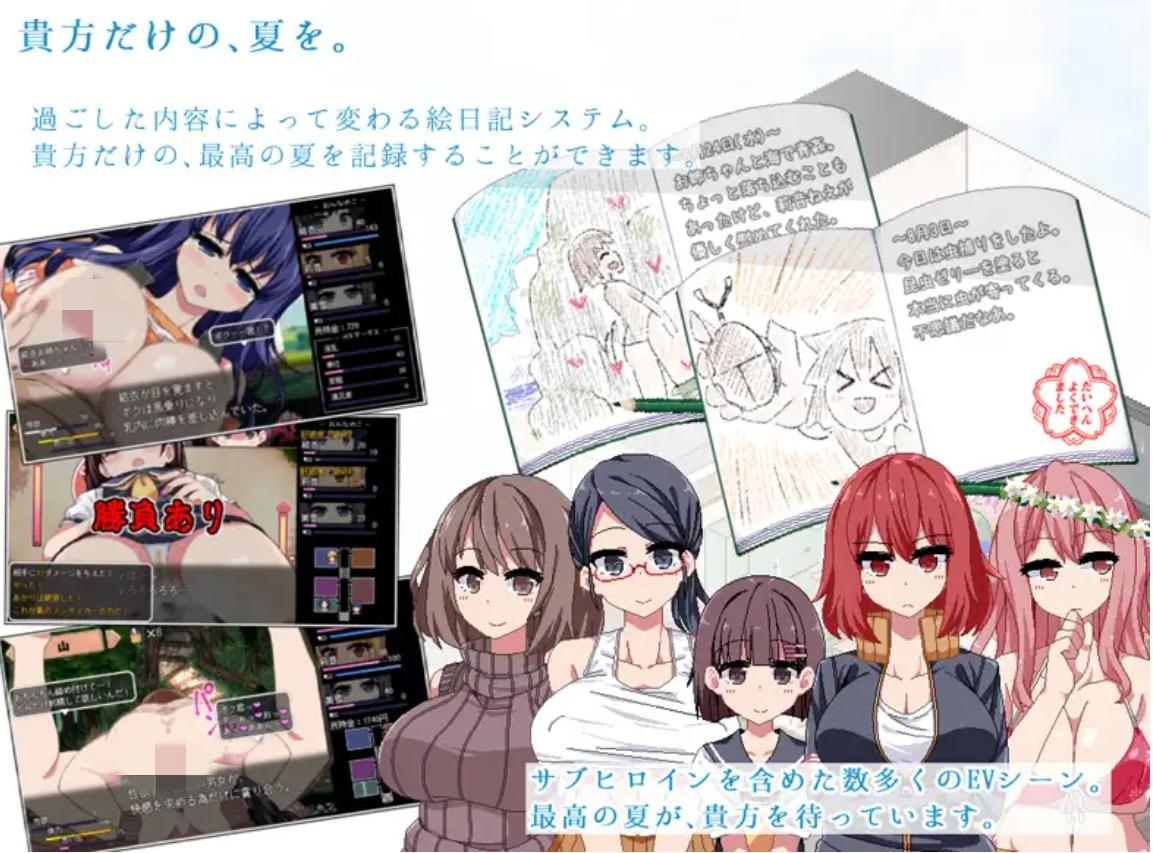 【SLG/机翻/NTR/中出】夏日狂想曲/あまえんぼ[Ver2.07 魔改版]【PC/1.7G】