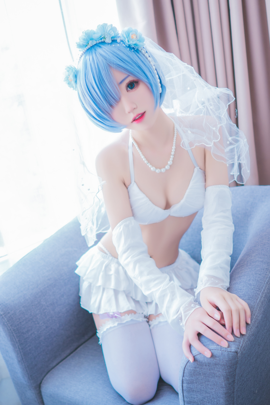 猫君君_MaoJun Vol.022 蕾姆内衣花嫁 【41P352M】