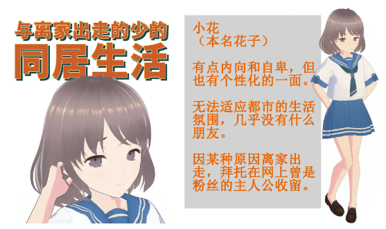 【养成互动SLG】[3D]与离家出走的少女的同居生活 DL官方中文版