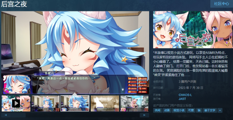 【拔作ADV】后宫之夜 Steam官方中文版