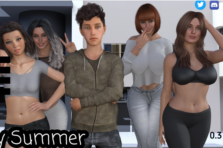 【欧美SLG/汉化】奶香夏日Milfy Summer V0.3【PC+安卓/3.8G】