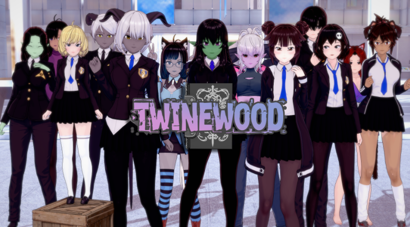 【日式SLG/汉化】麻木Twinewood V2.3 【PC+安卓/2.1G】