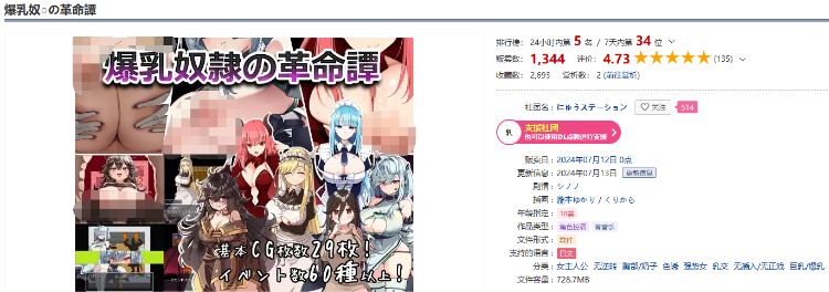 【日式RPG】爆乳奴隷の革命譚 机翻汉化版[新作]