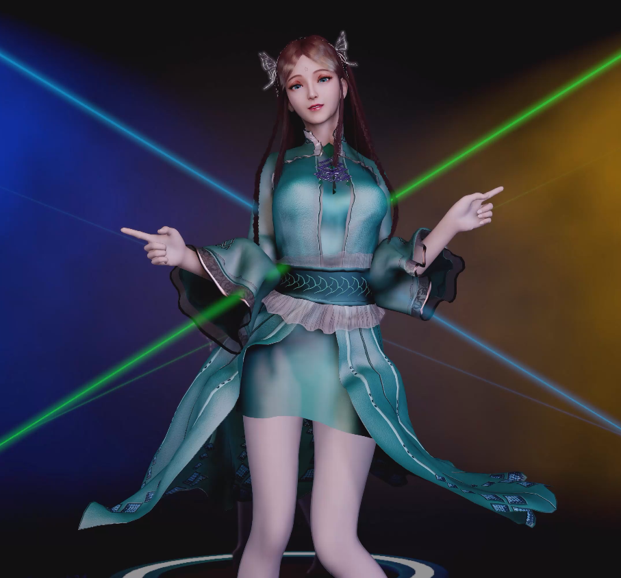 [3D/动态/VAM] 天使没翅膀：宁荣荣 耳光舞 清纯白丝少女上位榨汁 [1V/647M]