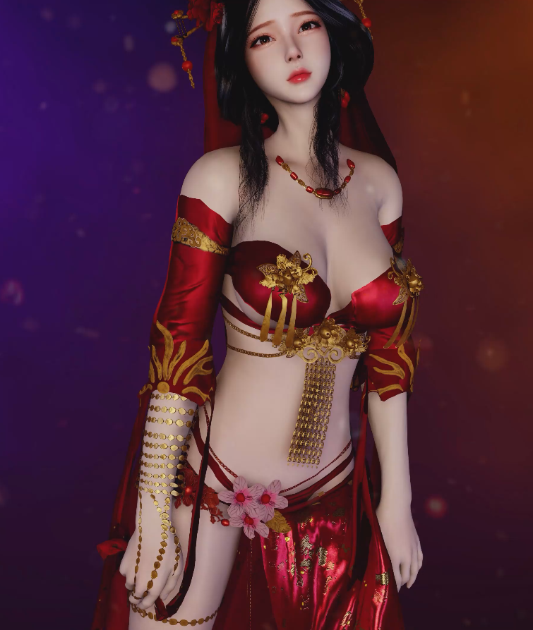 [3D/动态/VAM] 天使没翅膀：纳兰嫣然 HELLOVENUS +女祭司 Clutch[2V/2G]