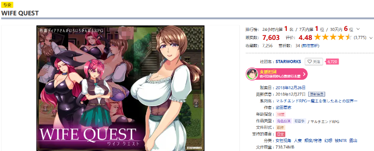 【日式RPG】WIFE QUEST AI汉化修复版