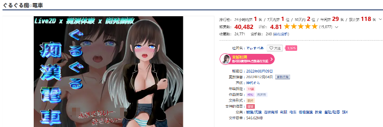 【爆款互动SLG】 ぐるぐる痴漢電車 Ver1.11 个人汉化版