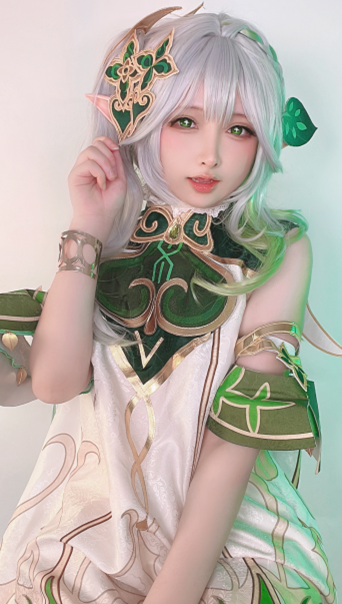 cos-樱梨梨-小草神 (38P,407M)