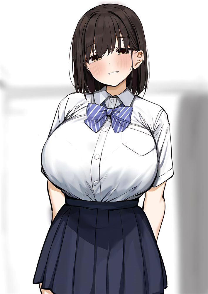 [ろうか]甘々デカ乳彼女がドピュドピュオナサポしてくれる おま○こ射精管理