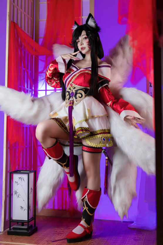 Umeko J cosplay Ahri - League of Legends 阿狸 【119P9V2.49G】