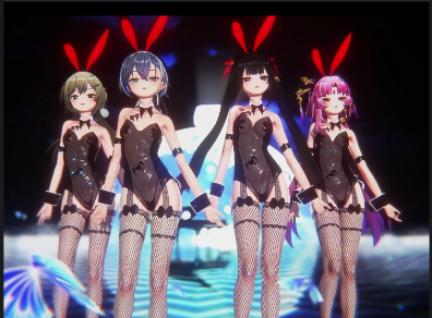 【量子女团舞蹈MMD】KDA THE BADDEST 1V252M百度盘