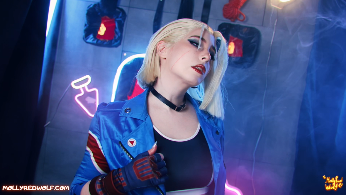 MollyRedWolf cosplay街头霸王 嘉米卡在兔子洞，屁股露在在面，被疯狂输出 【1V1.02G】