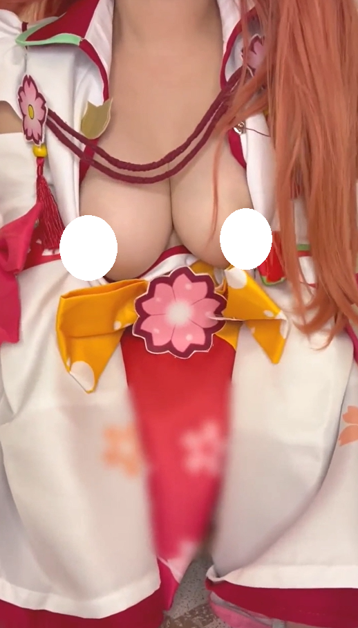 atsjce - 樱巫女和服cosplay自慰 【1V725M】