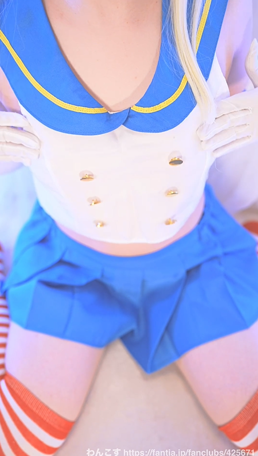 舰娘岛风のコスプレ超高画質♡絆創膏乳首 【1V157M】