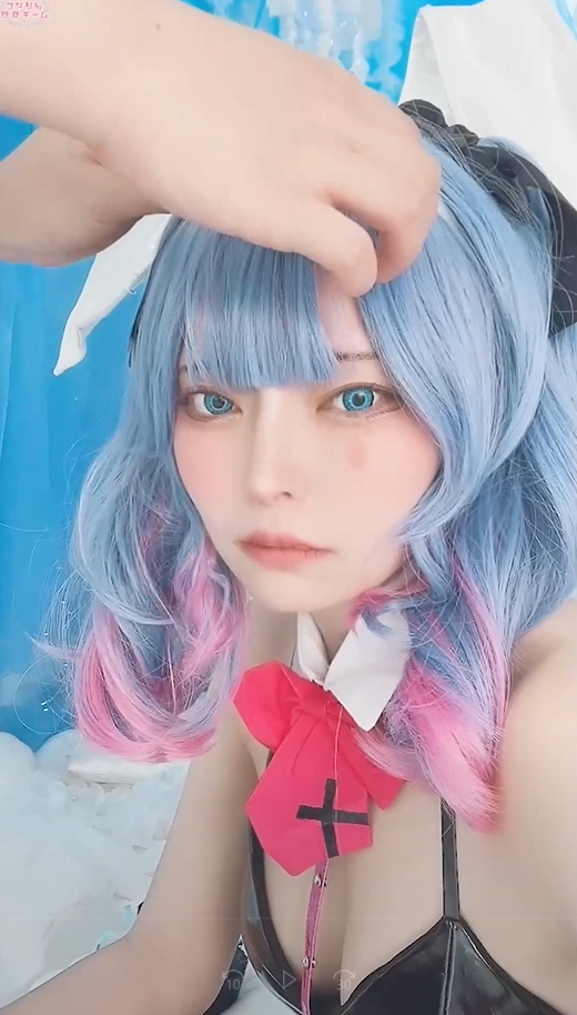 夏目つなりん cosplay初音未来 兔女郎 【1V1.4G】