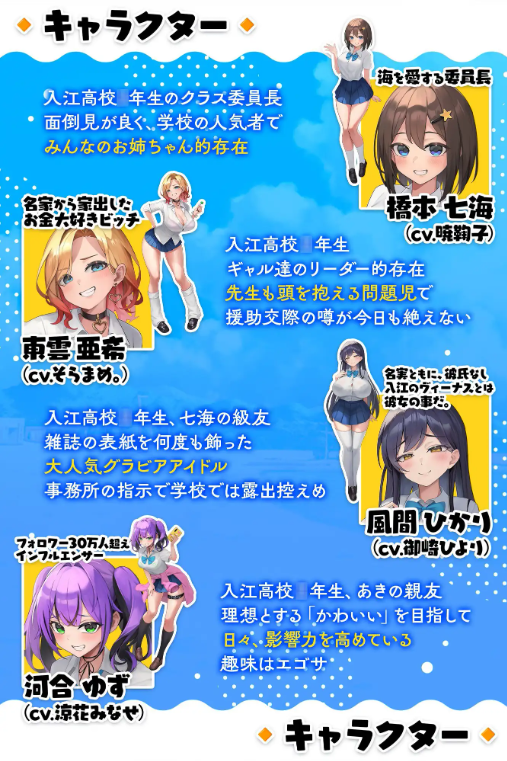 【3D互动探索RPG】異世界ビーチ V1.02 [Live2D×逃げゲー×誘惑] AI汉化版[新作]