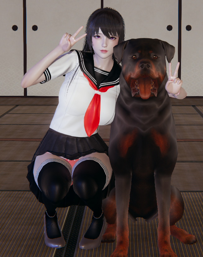 [3D全彩][黃頭髮的王叔叔] 小黑与姐姐 1[82P/240M]
