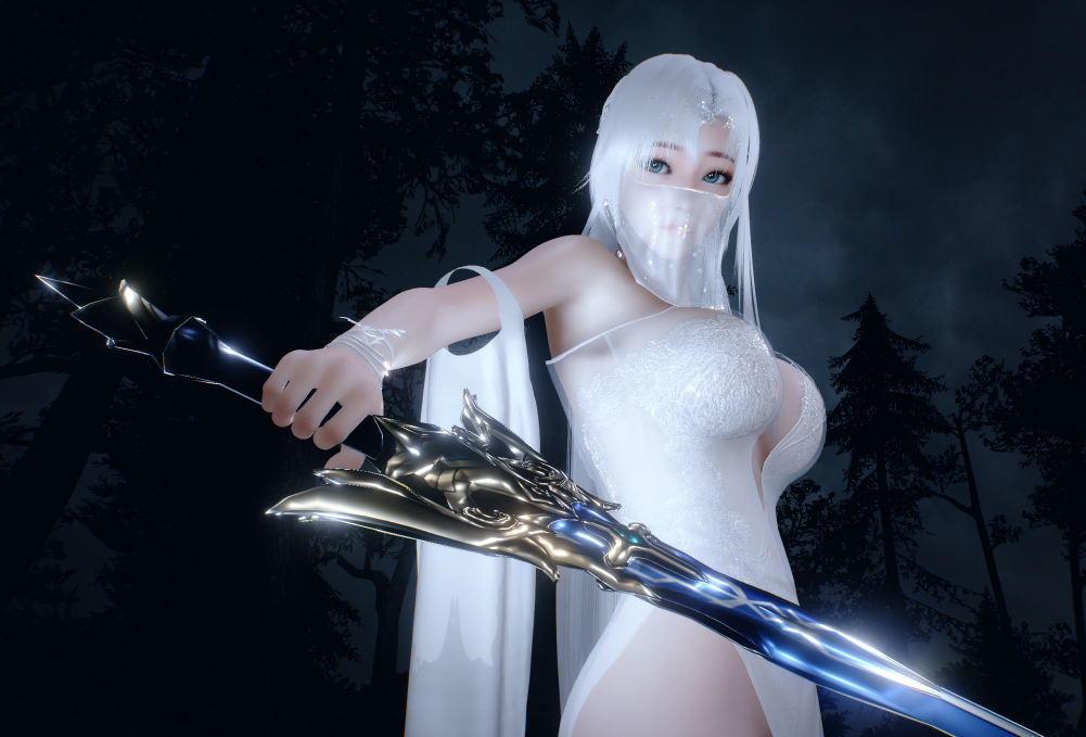 [3D/动态] Meying：女侠失手 第一集 冷艳白丝仙子受伤昏迷被凡人肆意玩弄 [3G]