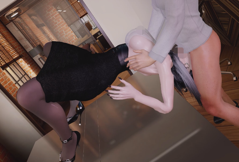 [3D/动态/VAM] fengying：极品黑丝OL办公室激情性交 [2.2G]