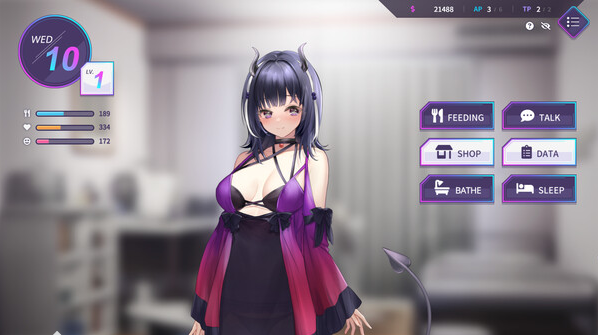 【同居养成互动SLG】魅魔莉莉姆想要升级♥ Steam官方中文版[新作]