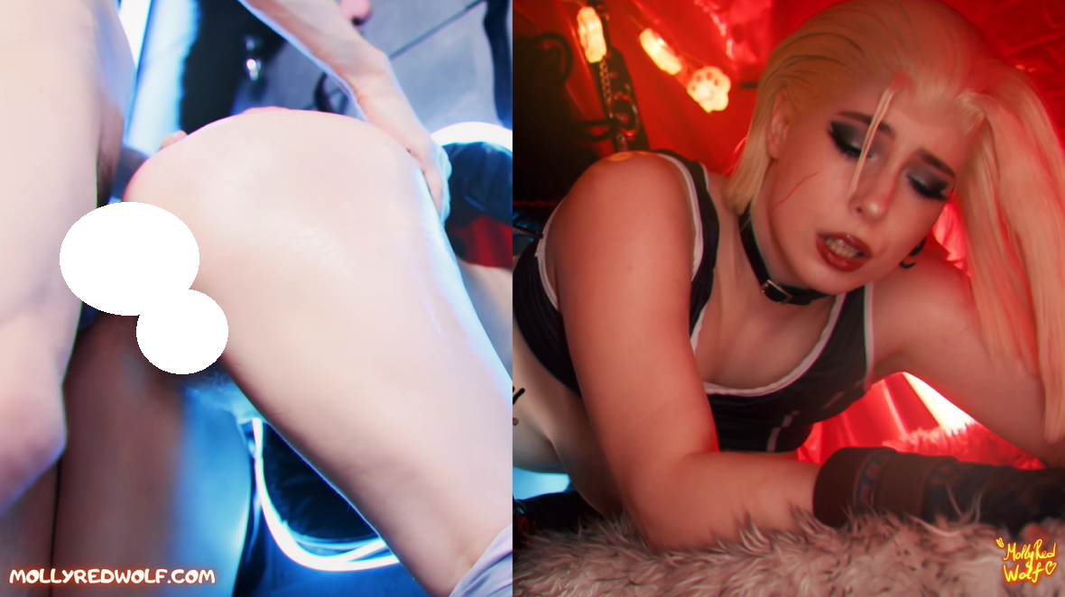 MollyRedWolf cosplay街头霸王 嘉米卡在兔子洞，屁股露在在面，被疯狂输出 【1V1.02G】