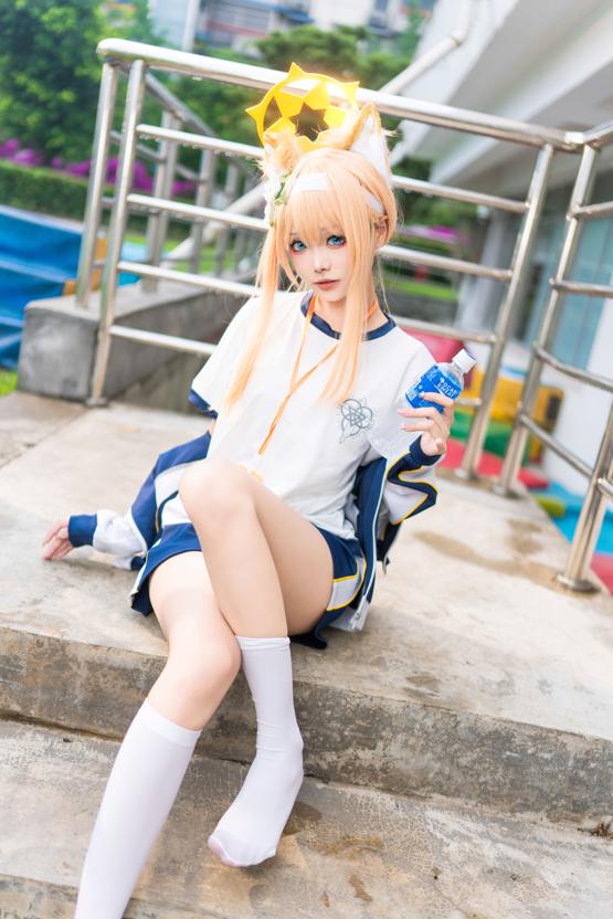 艾西Aiwest - NO.016 碧蓝档案伊落玛丽 体操服 【44P178M】