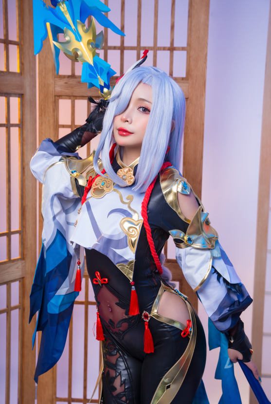 Umeko J cosplay Shenhe - Genshin Impact 【146P6V1.89G】
