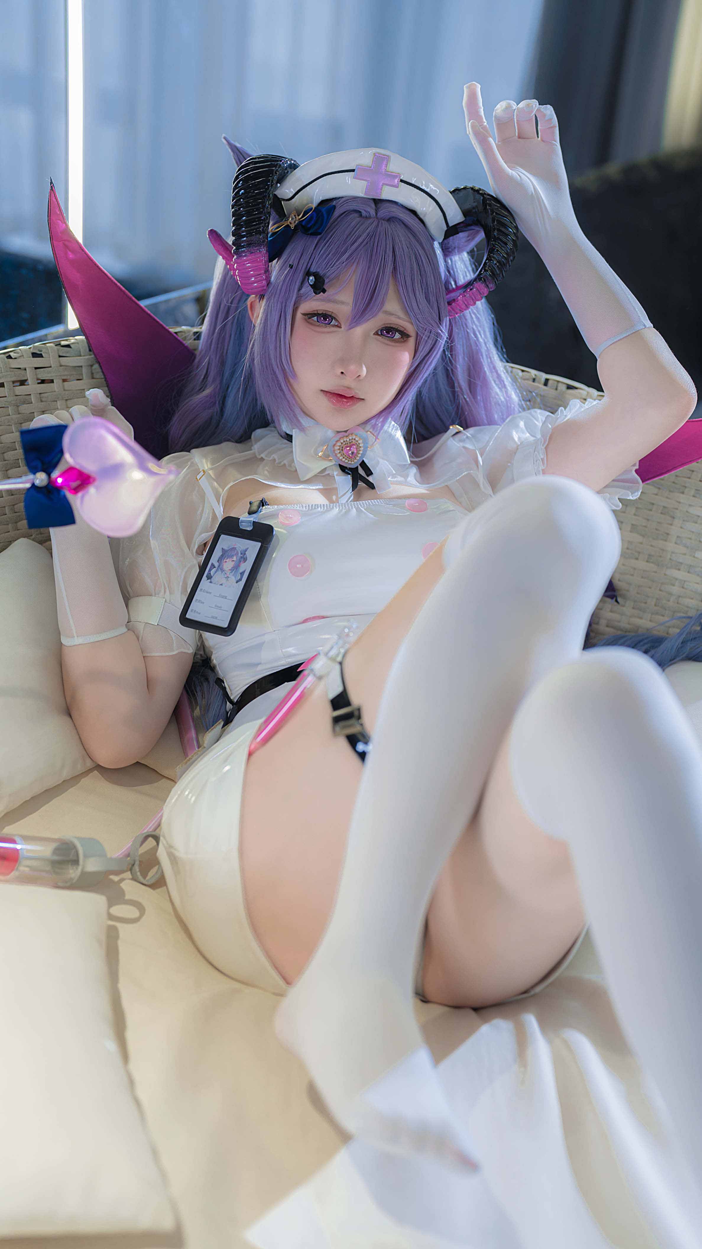 【新】樱梨梨 - 刻晴魅魔护士【30P】【383MB百度云】