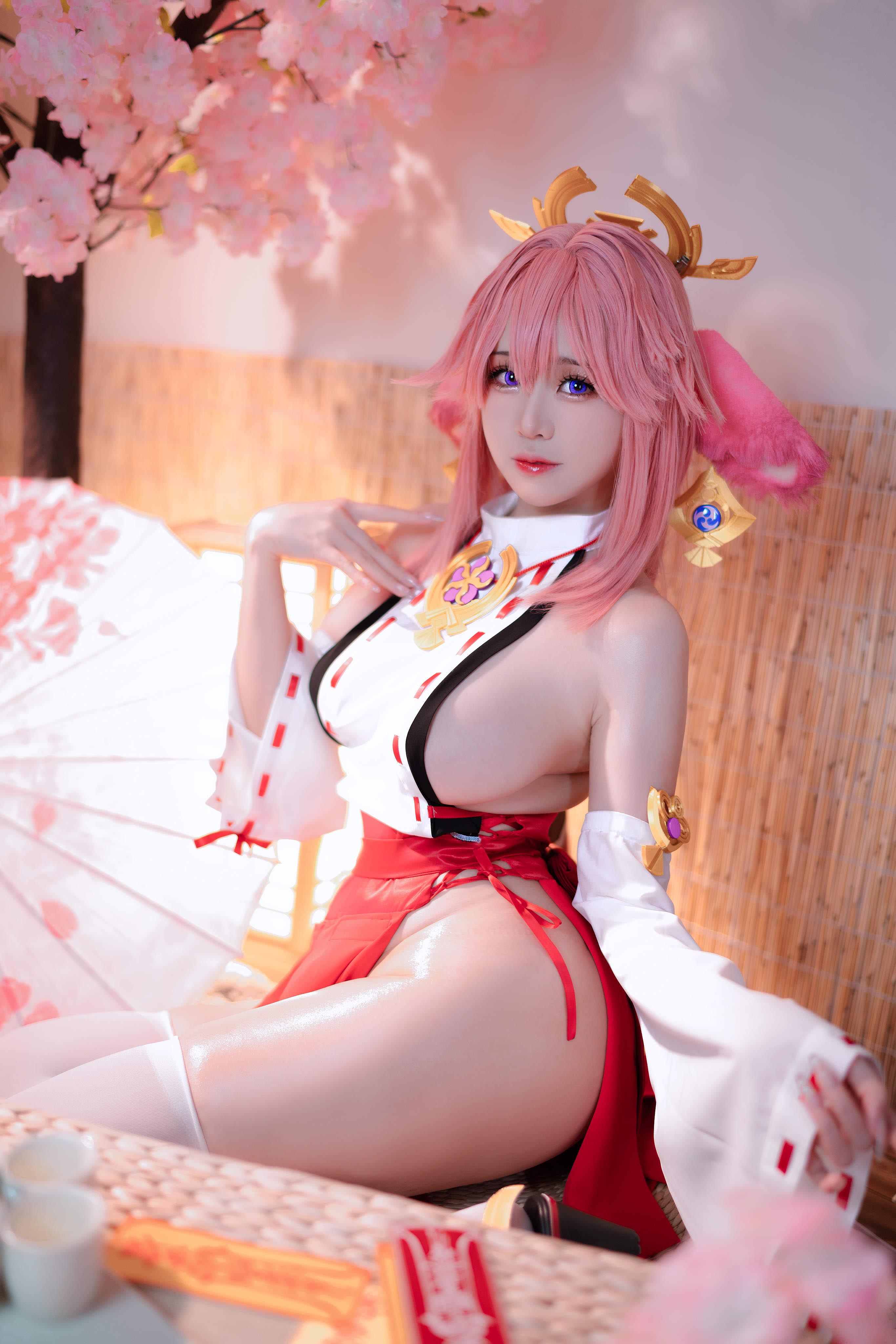【新】miko酱ww - 原神 八重神子2【32P】【683MB百度云】