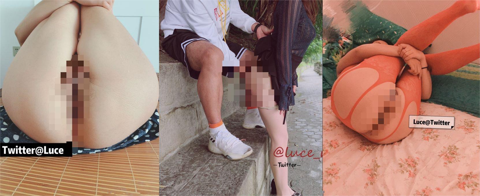 丰满耐操型！推特八字爆乳肥臀极品绿帽淫妻【Luce】私拍福利，户外露出一手握着一个肉棒爽歪歪 670M