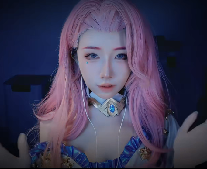 Aki秋水_萨勒芬妮怼脸助眠啵啵孔雀鱼_采耳_超近1V99M百度盘