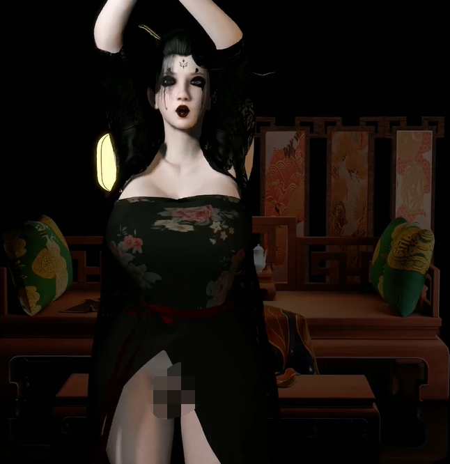 3D黑神话VAM 巨乳四妹国风骚舞 【1V406M】