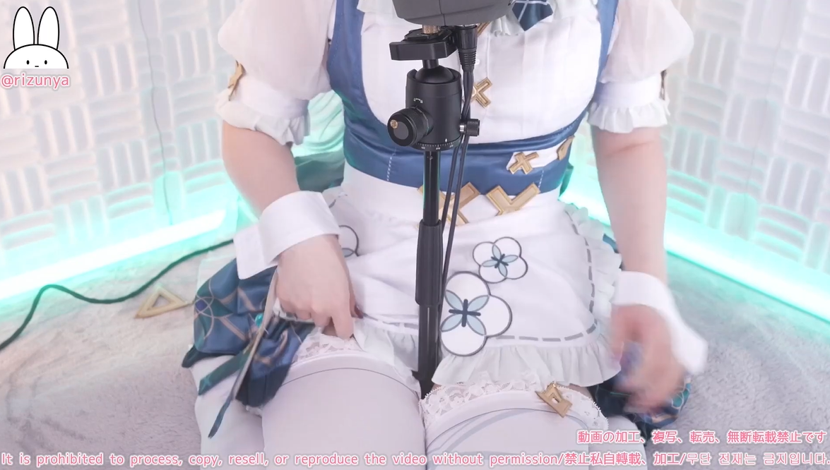 rizunya珐露珊 女仆原ネ申ファ◯ザンのコスプレで甘サド先辈 【1V1.75G】