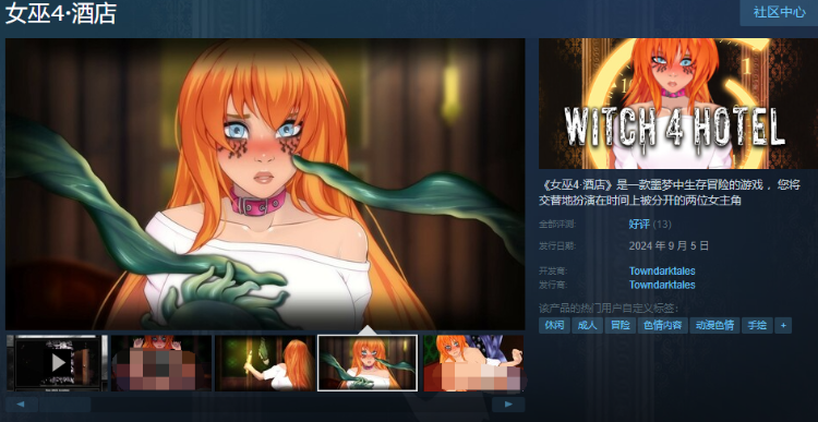 【生存探险ACT】女巫4·酒店 Steam官方中文版