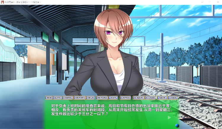 【拔作ADV】痴漢電車3 ～孕ませ復讐オトリ捜査官～汉化版