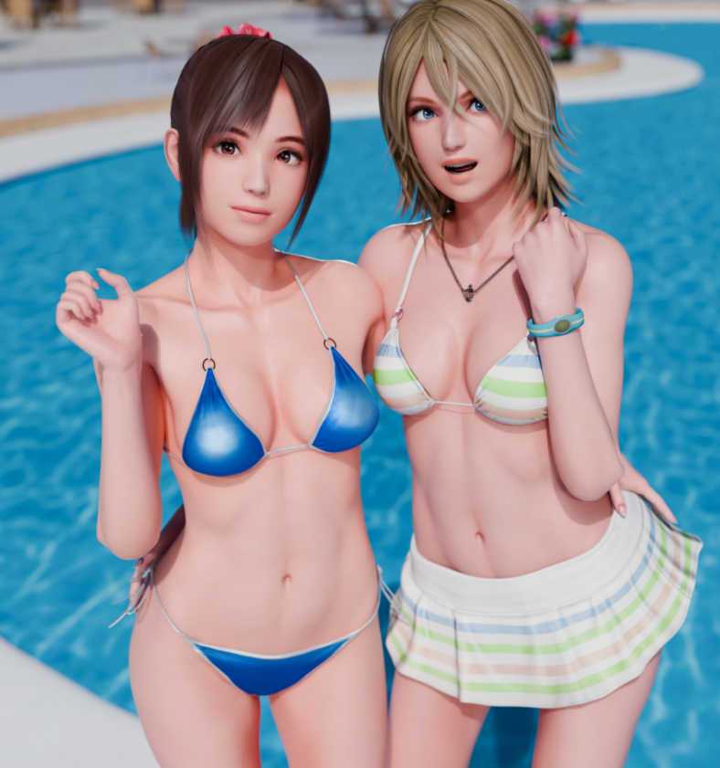 [3D/动态/无修] Mura 2401-08新作：霞+飞鸟+艾达王+阿丽莎+蒂法 性感女神多人淫乱性交 [4.3G]