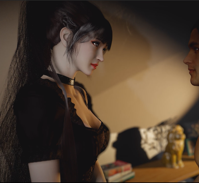 [3D/动态/VAM] 夏童：小舞 白丝人妻在家自慰太投入被小偷趁虚而入强势中出 [1.1G]