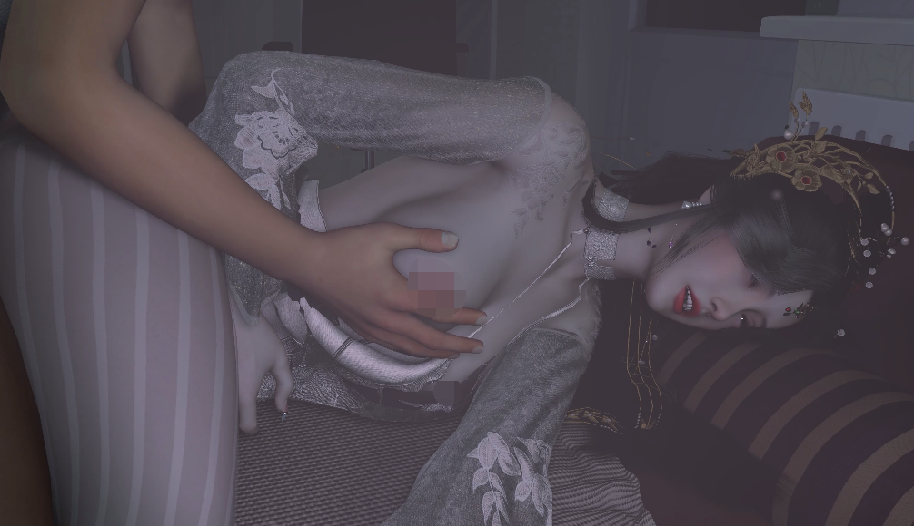 [3D/动态/VAM] Dongmanlove：冯夫人 性感白丝美人熟睡中被肉棒侵犯中出 [3.1G]